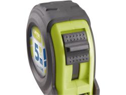 mérőszalag, gumírozott, 1 stoppos; 5m×19mm