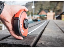 mérőszalag, gumírozott, 50m×13mm