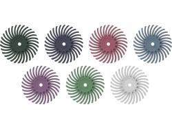 mini csiszoló klt. radiális sörték, 3,0 mm befogás, 52 db, nylon