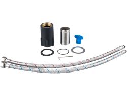 mosogató csaptelep, hajlékony szilikon kifolyócsővel, 35mm, kék