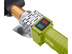 műanyagcső hegesztő gép, 1070W, 3 fej, 240-300°C, pontosság: +/-5 °C