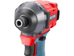 akkus ütvecsavarozó, Share20V, szénkefementes, 1/4" hatszög, Li-ion; 20V akku: 2 Ah, töltő, 230 Nm