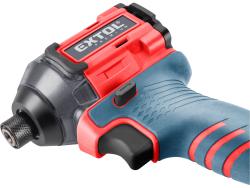 akkus ütvecsavarozó, Share20V, szénkefementes, 1/4" hatszög, Li-ion; 20V akku: 2 Ah, töltő, 230 Nm