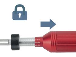 nyomaték csavarhúzó BIT-ekhez, 1/4", 1 - 6 Nm, pontosság: +/- 7%