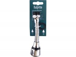 perlátor (aerator cs?rvégre), M22 bels?-/M24 küls? menetes, 7 cm flexibilis szár, BALETTO, SONATA, csaptelepekhez