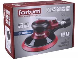 pneumatikus rotációs csiszoló, 150mm, excentricitás: 5mm; 10.000 1/min, 226 l/min, 6 Bar, 1/4" töml?csatlakozó, 0,8 kg