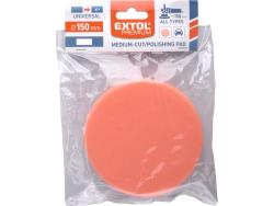 polírkorong, egylépéses polírozás, T40, 150×30mm, narancs, tépőzáras