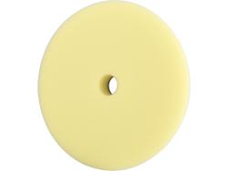 polírkorong, erős polírozás, T80, 150×25mm, tengely: 22 mm; sárga, tépőzáras