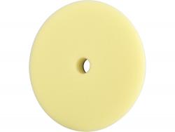 polírkorong, erős polírozás, T80, 180×25mm, tengely: 22 mm; sárga, tépőzáras