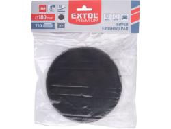 polírkorong, finiselő,  T10, 180×30mm; szürke, tépőzáras