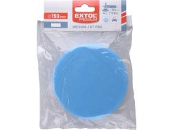 polírkorong, közepes polírozás, T60, 150×30mm, kék, tépőzáras