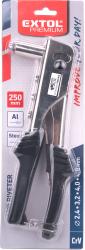 popszegecshúzó fogó; 2,4-3,2-4-4,8mm, TÜV/GS 6500N húzóer?, 250mm