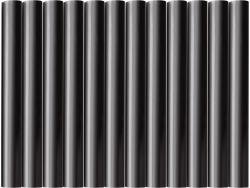 ragasztóstift klt., fekete szín?; 12db, 100×11mm, bliszteren