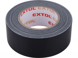 ragasztószalag textiles, fekete, 50mm×50m (hobby szalag / duckt tape)