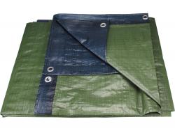 takaróponyva, vízálló, de nem UV álló; 150g/nm, 2×8m névleges méret, valós méret: 1,85×7,8m, PE, lef?z? lyukakkal