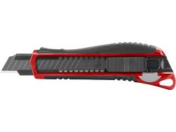 tapétavágó kés, gumirozott  ABS+acél házas; 18 mm, pótpenge: 4780003