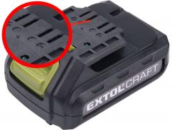 tartalék akku 12V Li-ion, ÚJABB TÍPUSÚ 402400 tölt?höz; 3 SARU, 1300mAh, töltési id?: 4,5 óra