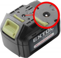 tartalék akku RÉGEBBI TÍPUSÚ 402440 Li-ion tölt?höz, 2 SARU+1 TÜSKE; 18V, 1500mAh, töltési id?:1 óra