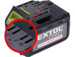 tartalék akku ÚJABB TÍPUSÚ 402440 Li-ion tölt?höz, 3 SARU; 20,5V, 1500mAh, töltési id?: 1 óra