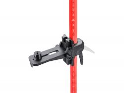 teleszkópos rúdállvány, ALU, állítható magasság: 590-3000mm, 5/8"-1/4" menetes csatlakozó, lézeres vízszintez?höz