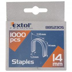 U-szeg profi t?z?géphez 7,55×0,52×1,2mm ; 14mm, 1000db, használható: 4770704, 8851110 és 8851112 t?z?géphez