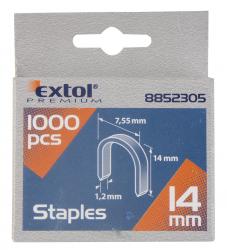 U-szeg profi t?z?géphez 7,55×0,52×1,2mm ; 14mm, 1000db, használható: 4770704, 8851110 és 8851112 t?z?géphez