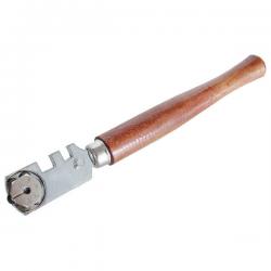 üvegvágó, fanyel?; 6 kerekes, 130mm