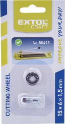 vágókerék tengellyel, 15×6×1,6mm; 80493 csempevágóhoz