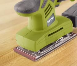 vibrációs csiszológép 200W, 90×187mm; 11000/perc, alu és tép?záras talp
